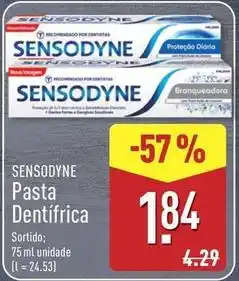 ALDI Sensodyne - pasta dentifrica promoção
