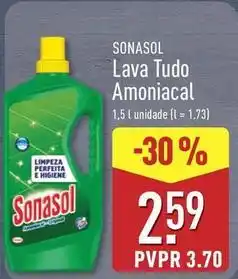 ALDI Sonasol - lava tudo amoniacal promoção