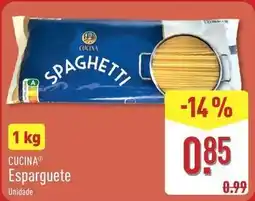 ALDI Esparguete promoção