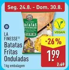 ALDI Batatas fritas onduladas promoção
