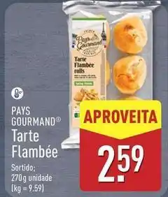 ALDI Tarte flambée promoção