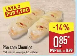 ALDI com - pão com chouriço promoção