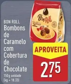 ALDI com - bombons de caramelo com cobertura de chocolate promoção