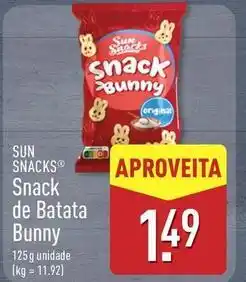 ALDI Sun - snack de batata bunny promoção