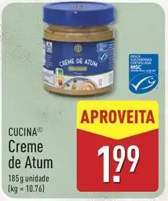 ALDI Creme de atum promoção