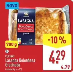 ALDI B! - lasanha bolonhesa gratinada promoção