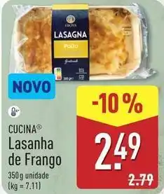 ALDI Lasanha de frango promoção