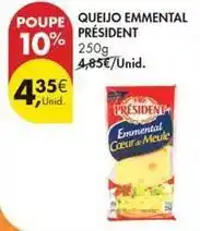 Pingo Doce Président - queijo emmental promoção