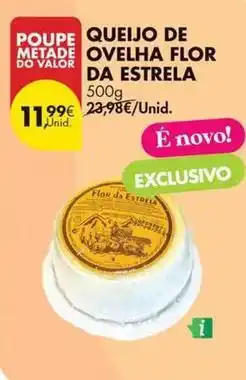 Pingo Doce Serra da estrela - queijo de ovelha flor promoção