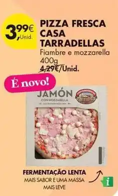 Pingo Doce Pizza fresca casa tarradellas promoção