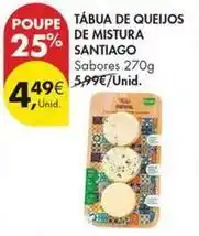 Pingo Doce Santiago - tábua de queijos de mistura promoção