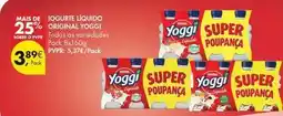 Pingo Doce Yoggi - iogurte liquido original promoção