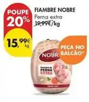 Pingo Doce Nobre - fiambre promoção