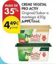 Pingo Doce Proactiv - creme vegetal pro activ promoção