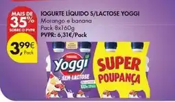 Pingo Doce Yoggi - iogurte liquido s/lactose promoção