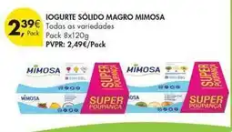 Pingo Doce Mimosa - iogurte sólido magro promoção