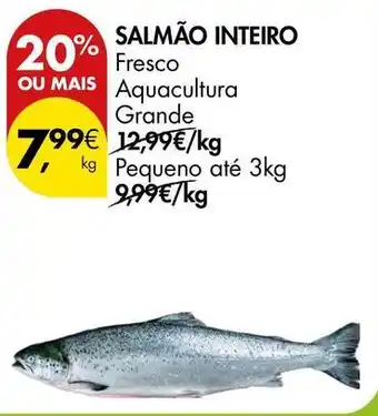 Pingo Doce Aquacultura - salmão inteiro promoção
