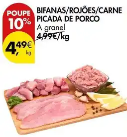 Pingo Doce A+ - bifanas/rojoes/carne picada de porco promoção