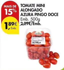 Pingo Doce Pingo doce - tomate mini alongado promoção