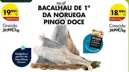 Pingo Doce Pingo doce - bacalhau de 1a pingo doce promoção