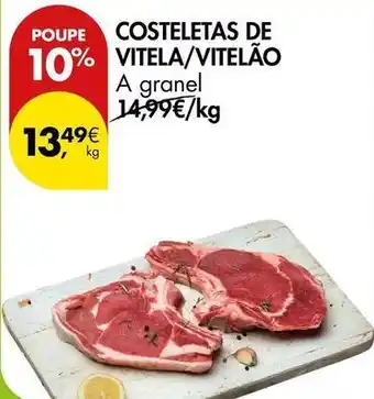 Pingo Doce A+ - costeletas de vitela/vitelao promoção