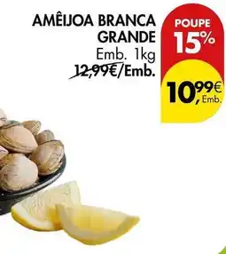 Pingo Doce Ameijoa branca grande promoção