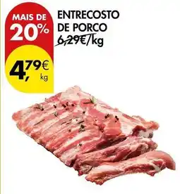 Pingo Doce Entrecosto de porco promoção