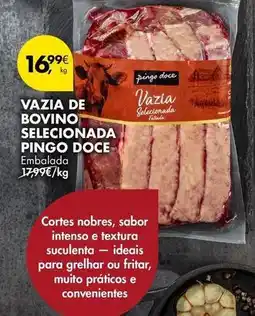 Pingo Doce Pingo doce - vazia de bovino selecionada promoção