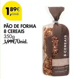 Pingo Doce Forma+ - pão de forma 8 cereais promoção