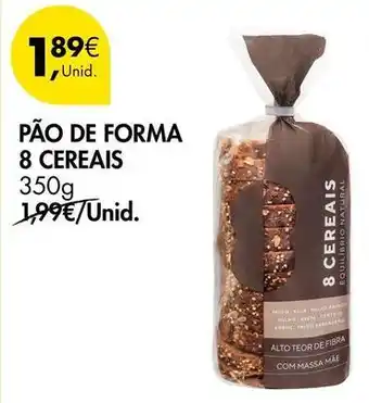 Pingo Doce Forma+ - pão de forma 8 cereais promoção