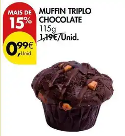 Pingo Doce Muffin triplo chocolate promoção