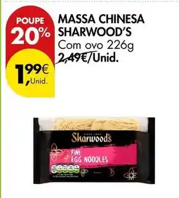 Pingo Doce com - massa chinesa promoção