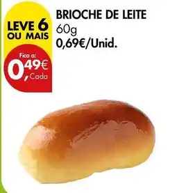Pingo Doce Brioche de leite promoção