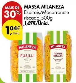 Pingo Doce Milaneza - massa promoção