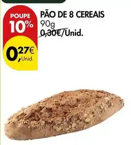 Pingo Doce Pão de 8 cereais promoção