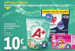 E.Leclerc Detergente máquina roupa pastilhas A+ Hygiene promoção