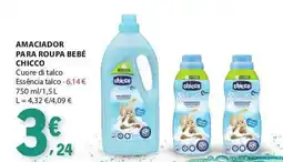 E.Leclerc amaciador para roupa bebé chicco promoção