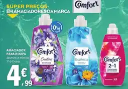 E.Leclerc Comfort amaciador para roupa jasmim e mirtilo promoção