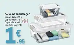E.Leclerc Caixa de arrumação promoção