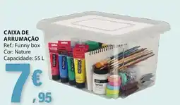 E.Leclerc Caixa de arrumação funny box promoção