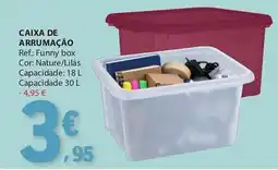 E.Leclerc Caixa de arrumação funny box promoção