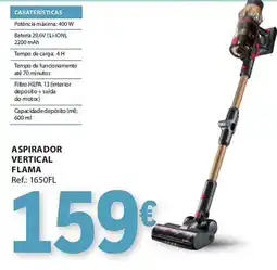 E.Leclerc aspirador vertical flama promoção
