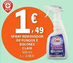 E.Leclerc spray removedor de fungos e bolores clair promoção
