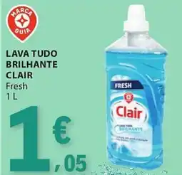 E.Leclerc lava tudo brilhante clair promoção