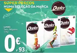 E.Leclerc luvas duplex promoção