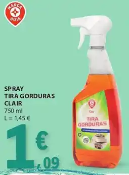 E.Leclerc Clair spray tira gorduras promoção