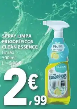 E.Leclerc spray limpa frigoríficos clean essence promoção