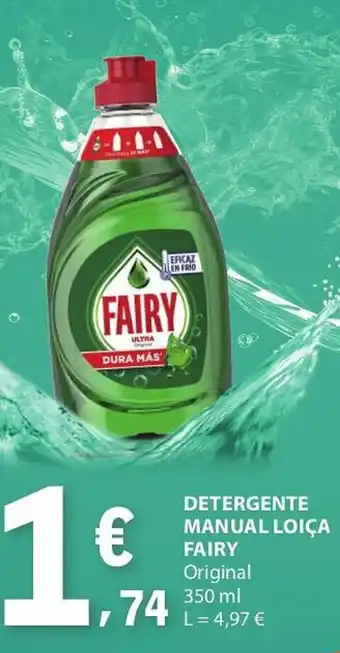 E.Leclerc detergente manual loiça fairy original promoção