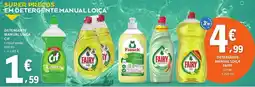 E.Leclerc Detergente manual loja fairy limão promoção