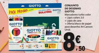Conjunto de desenho giotto
